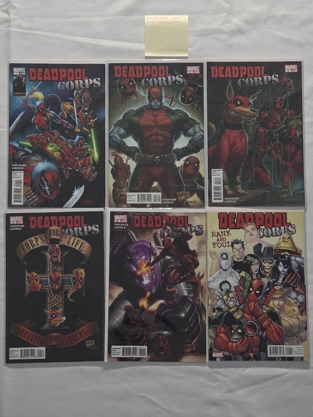 Deadpool Corps comic book lot